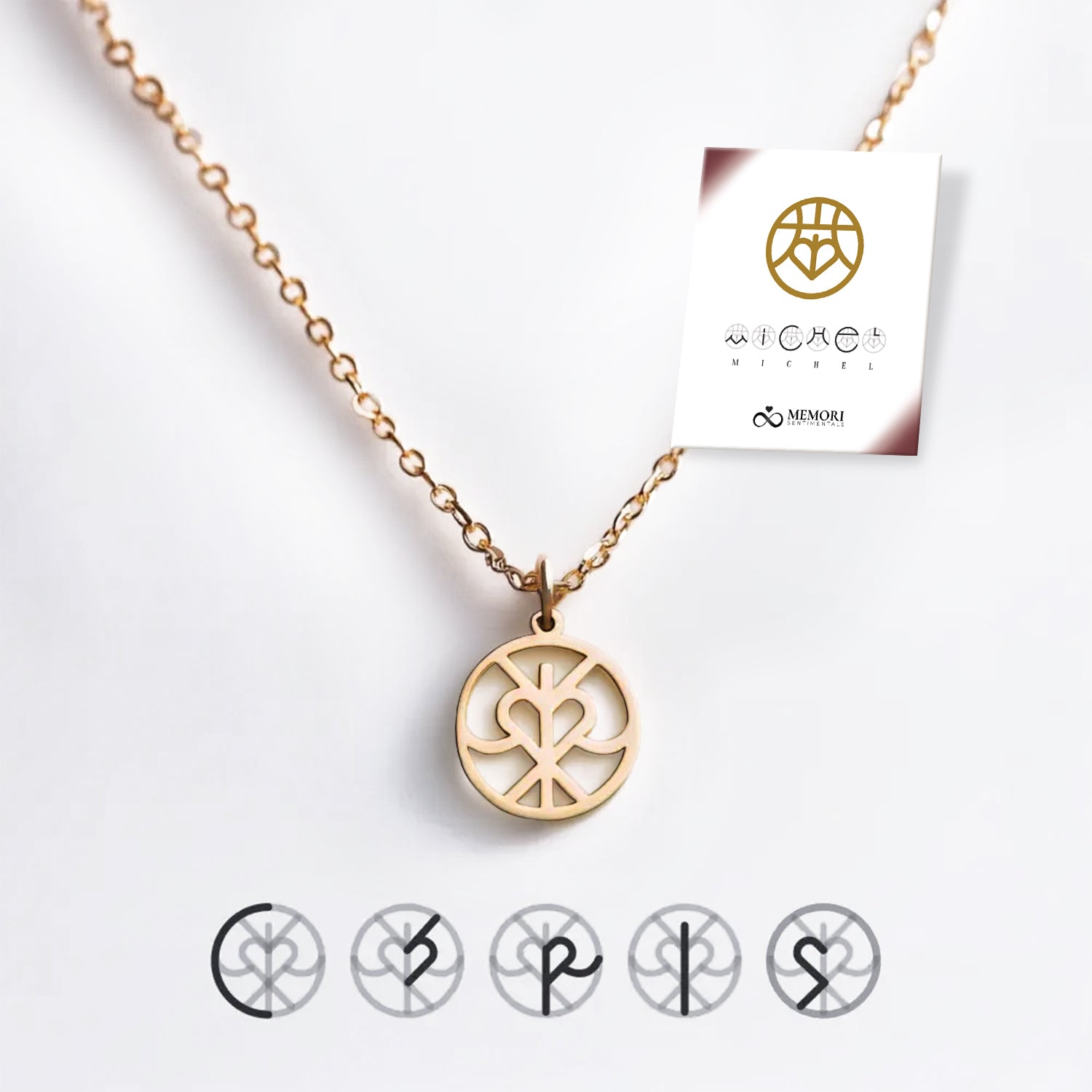 Monogramhalsband med namn eller namn med tryck