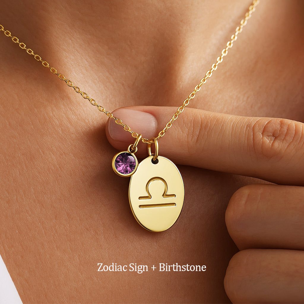 Skivkedja med tryck Oval