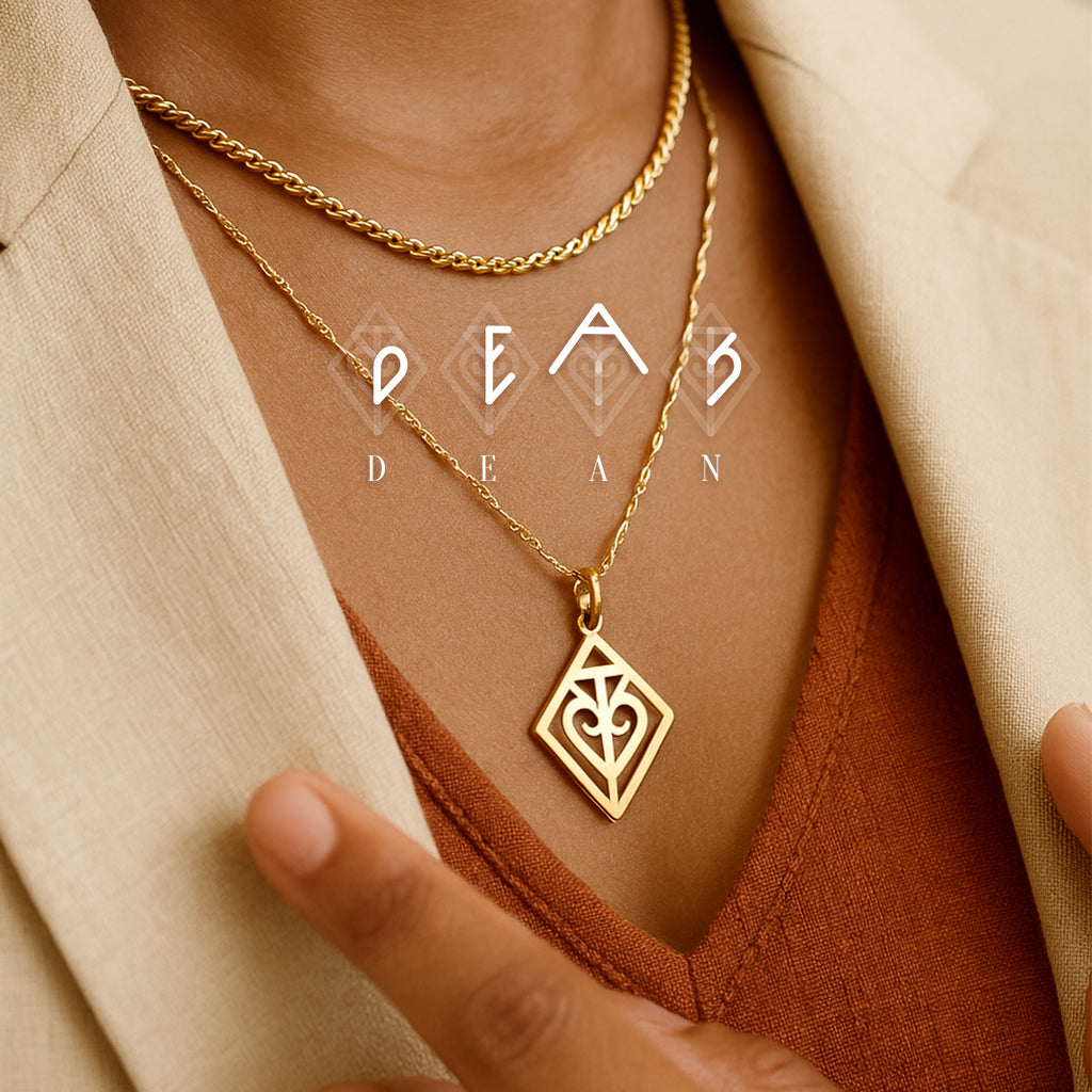 Custom Diamant Monogram Ketting met Naam/Namen
