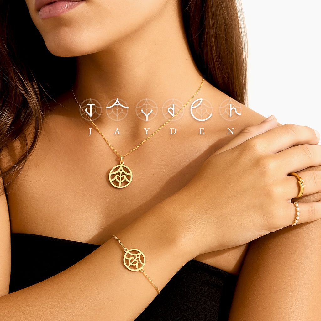 Custom Monogram Set | Ketting & Armband
