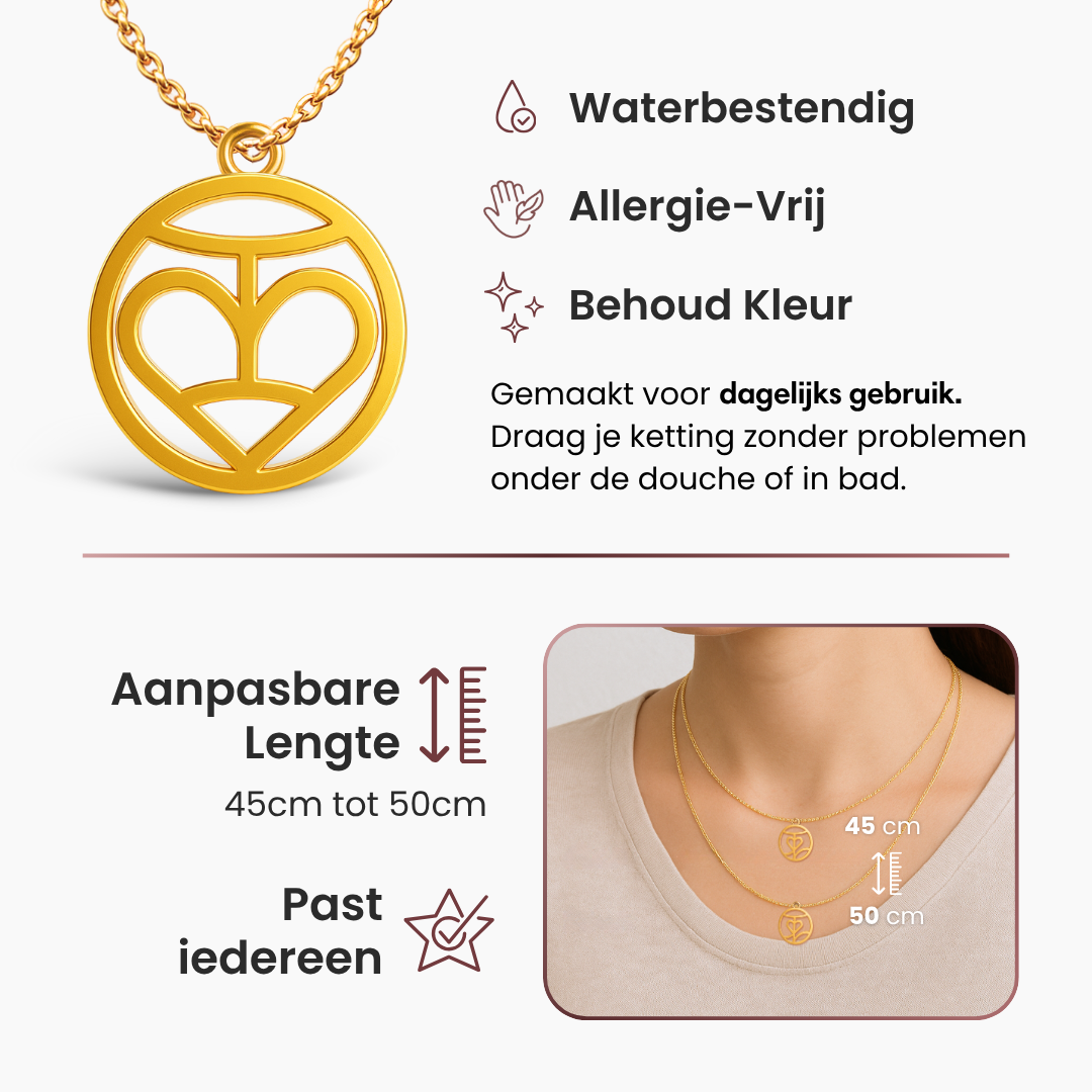 Custom Monogram Ketting met Naam of Namen