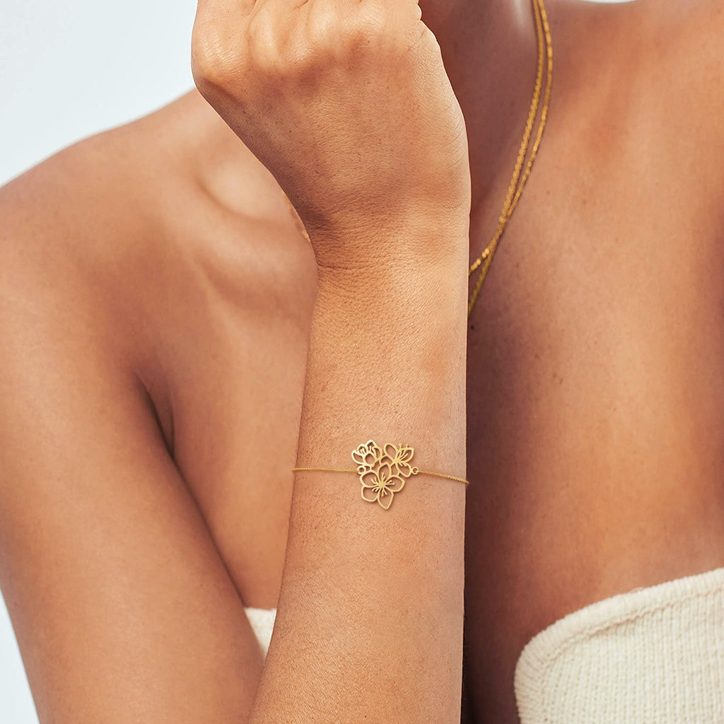 Geboortebloem Armband