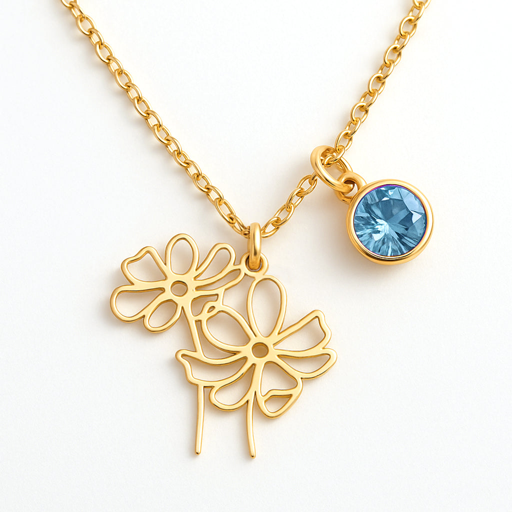 Geboortebloem Ketting