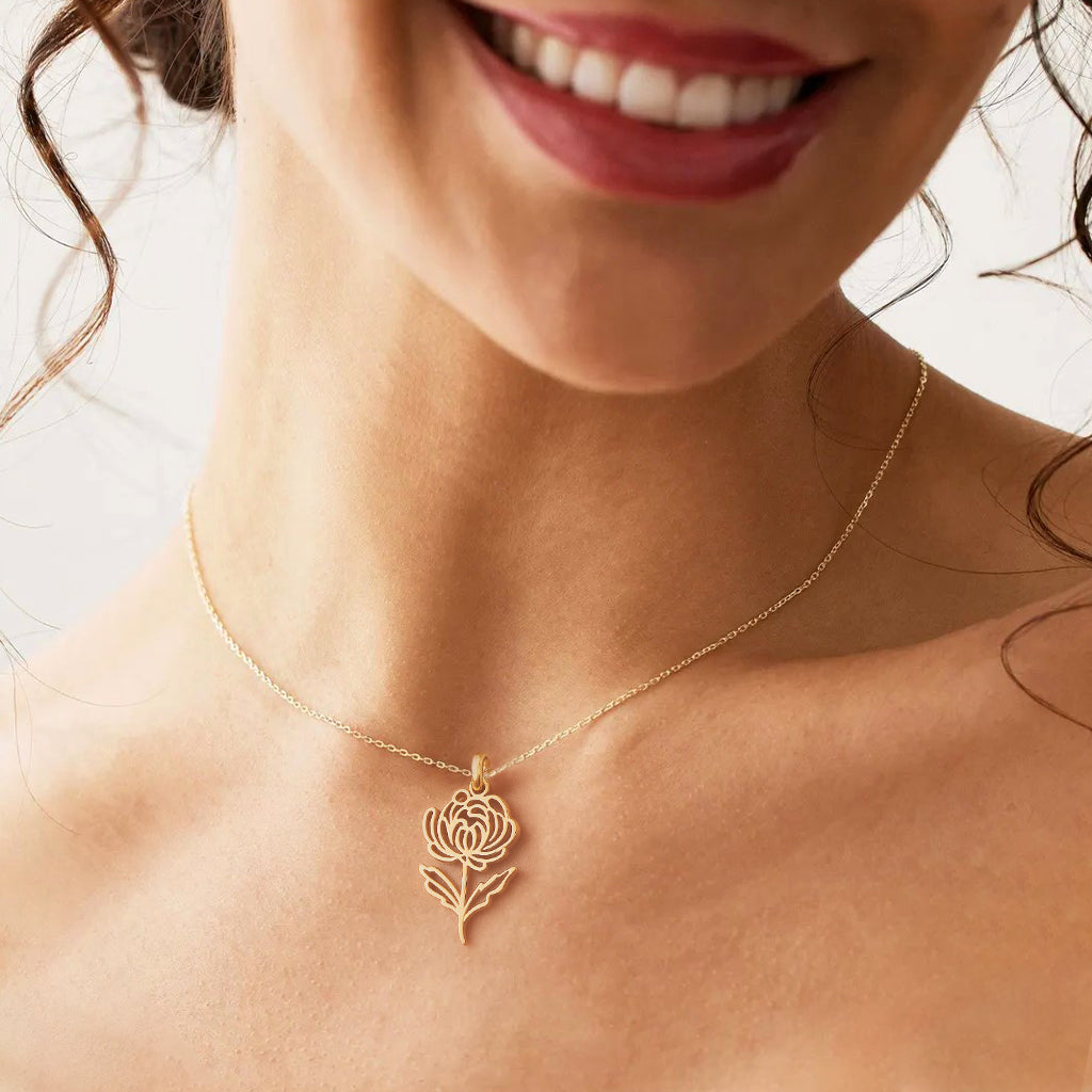 Geboortebloem Ketting