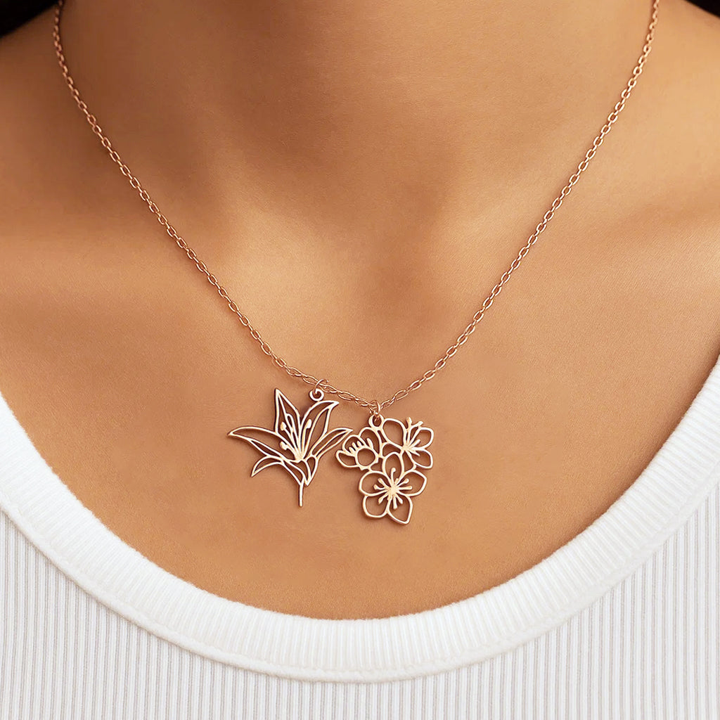 Geboortebloem Ketting
