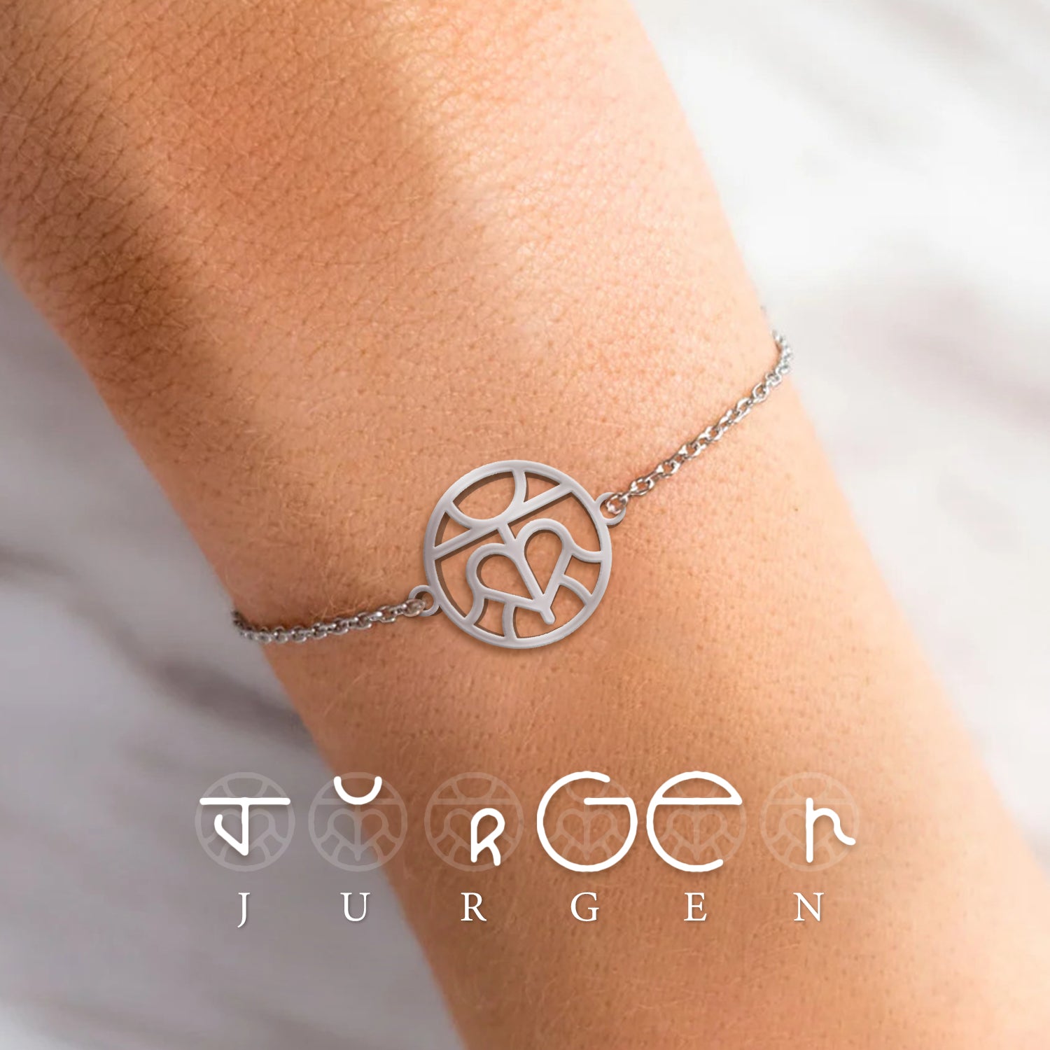 Custom Monogram Armband met Naam/Namen