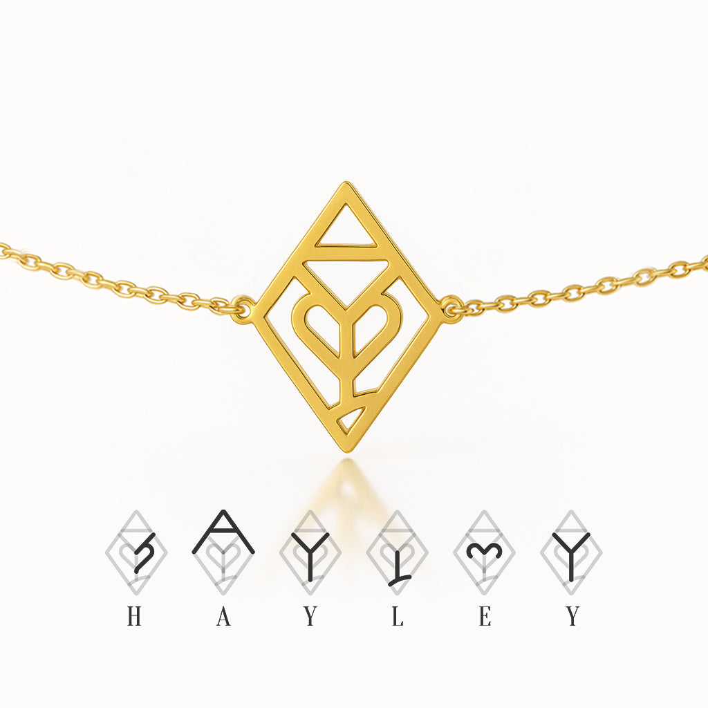 Custom Diamant Monogram Armband met Naam/Namen