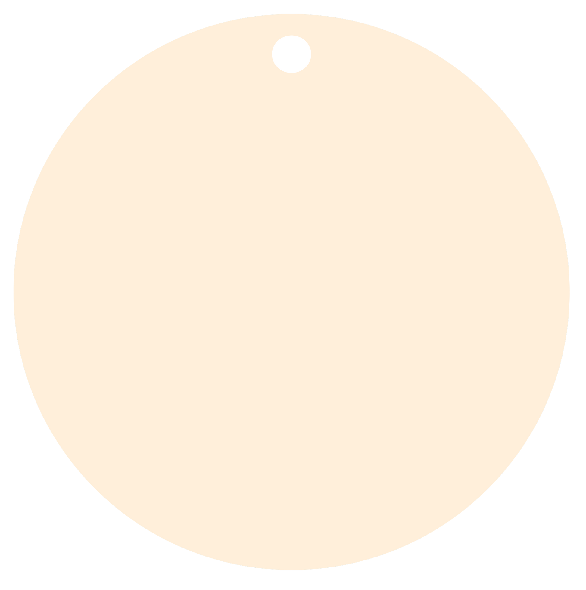 Beige color swatch on a white background