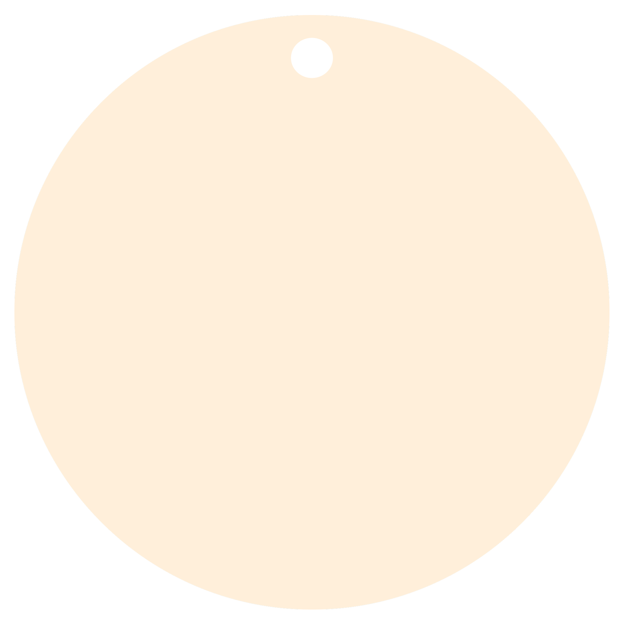 Beige color swatch on a white background