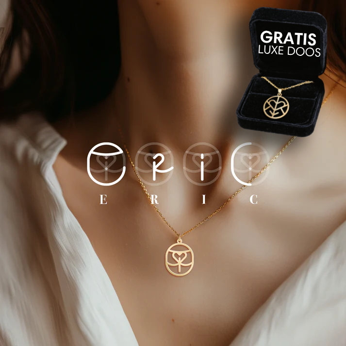 Custom Ovaal Monogram Ketting met Naam/Namen